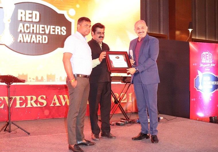 Sheraton Grand Palace Indore wins ‘Luxury and Grand 5-star Property’ in Red Achievers Award